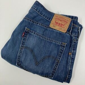 Levi's 505 Men's 36x32 (36x31) Straight Fit Blue Denim Jeans Medium Wash Classic